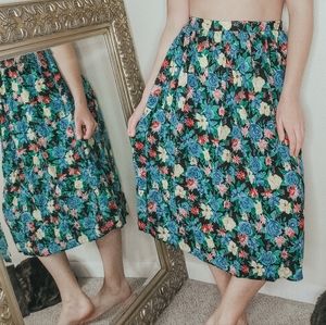 Vintage Floral Skirt
